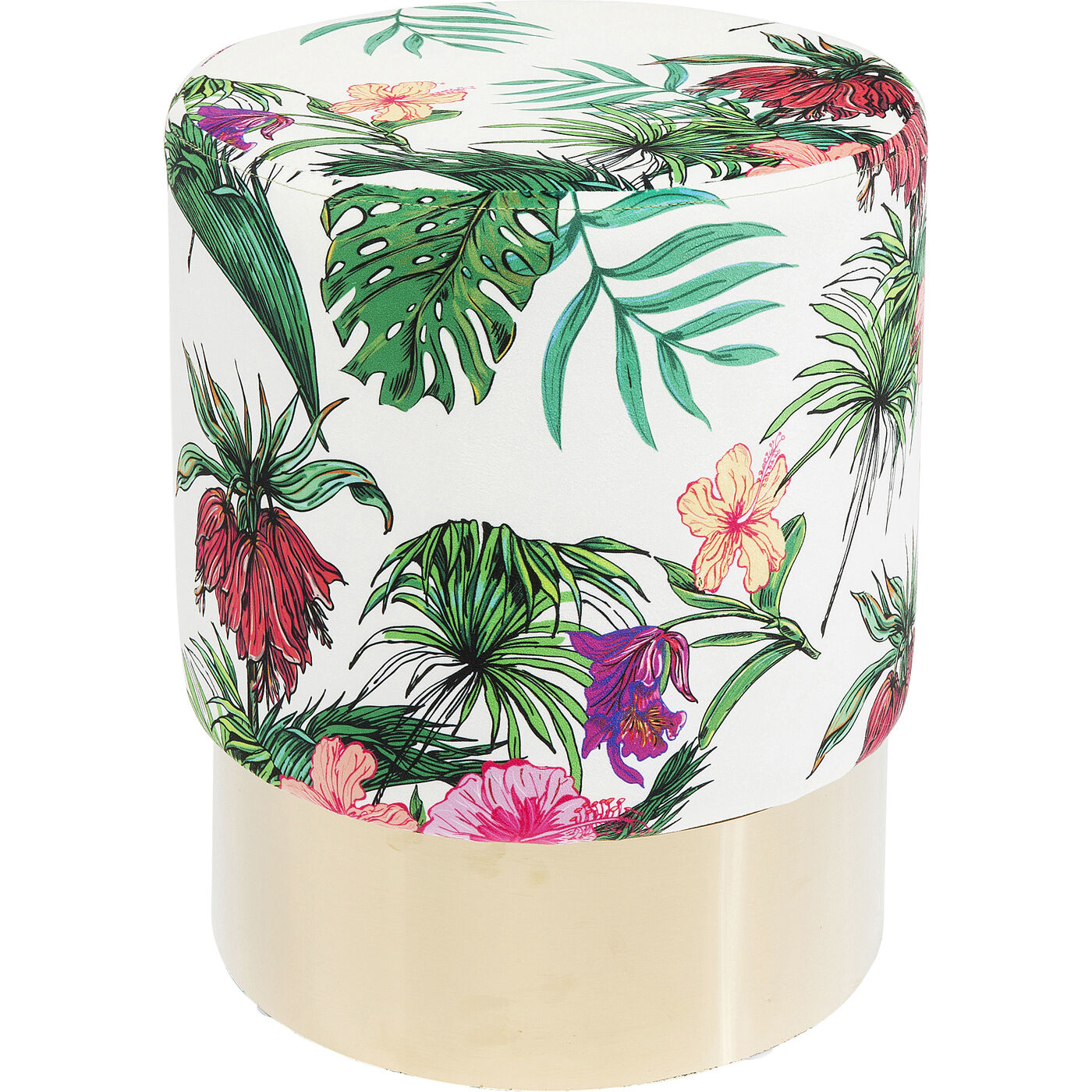 Пуф Cherry Jungle Brass Ø35 см